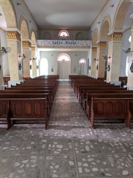 Inside the Cruzeta Church